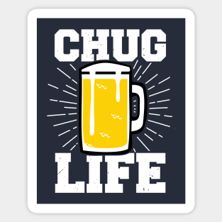 Chug Life Beer Fan College Beer Lover Gifts Sticker